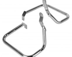 Crash Bars HogWorkz Rear Saddlebag Guards For Harley Softail 2000-2017 -Motorcycle Bike Protection Sales hog workz0017 harley softail rear saddlebag guards 1