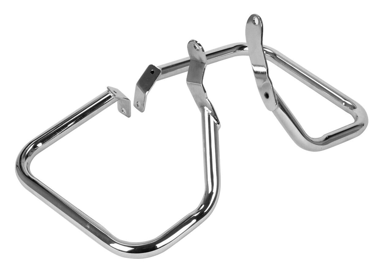 Crash Bars HogWorkz Rear Saddlebag Guards For Harley Softail 2000-2017 - Image 5