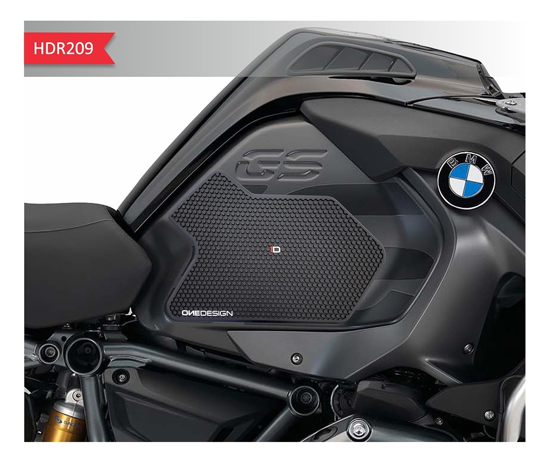 Motorcycle Parts OneDesign HDR Tank Pad BMW R1200GS Adventure 2013-2018 Black [Open Box] - Image 2