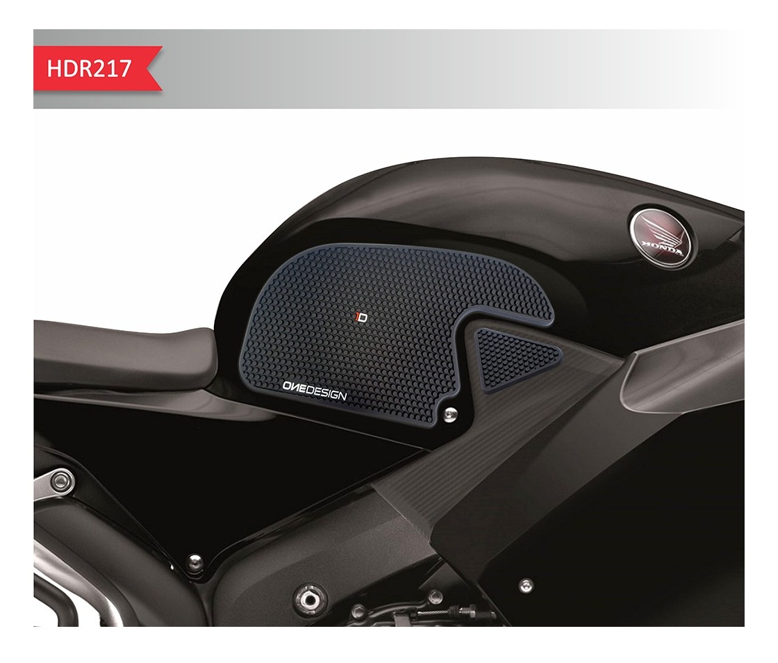 Motorcycle Parts OneDesign HDR Tank Pad Honda CBR600RR 2007-2022 Black [Previously Installed] - Image 2