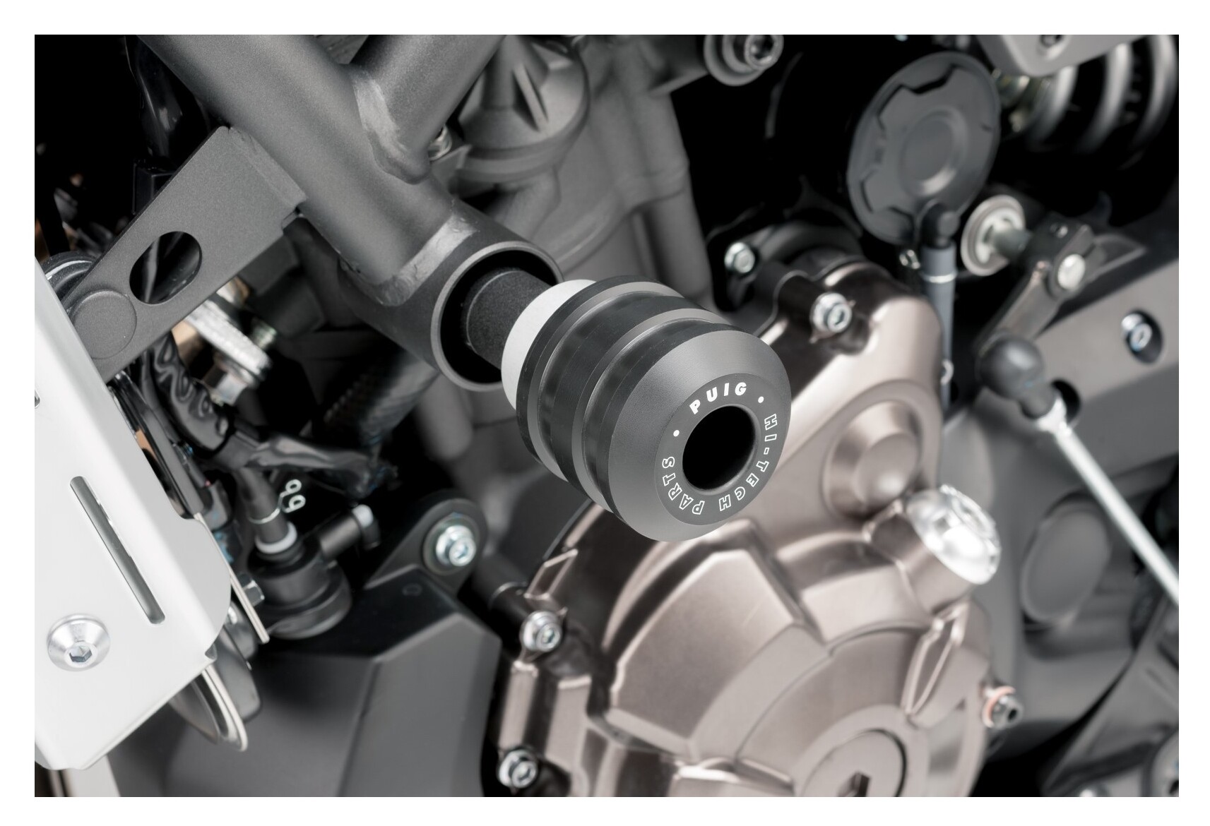 Motorcycle Parts Puig Vintage Frame Sliders Triumph Scrambler 1200 XC / XE 2019-2020 Black [Open Box]